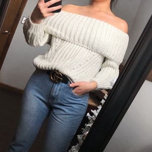 Fashion Nova Off Shoulder Sweater